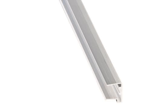 Alu-U-Profil-Kantenschutz universell für 16 mm Plattenstärke 980 mm pressblank | 980 mm