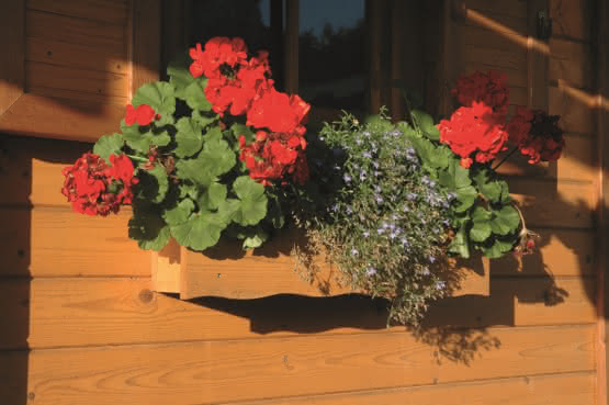 Blumenkasten für Blockbohlenhäuser 60 cm