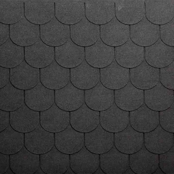 Bitumen-Dachschindeln, Biberschwanz 