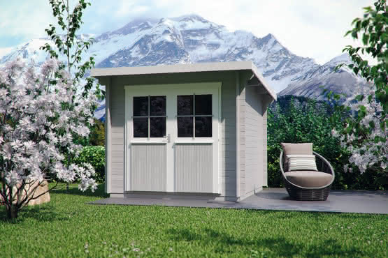 Blockbohlenhaus 248 x 248 cm | 28 mm 