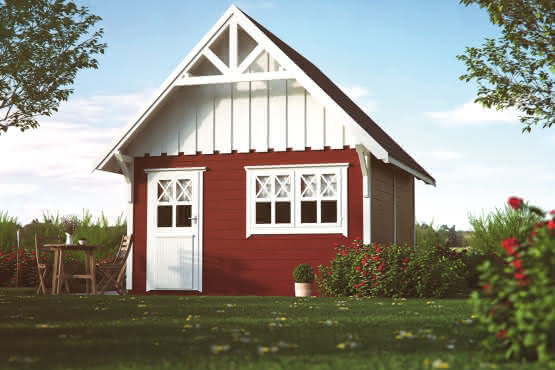 Schwedenhaus als Gartenhaus 
