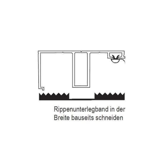 Deckprofil A2 Rand, 28x60 mm 6000 mm 6000 mm