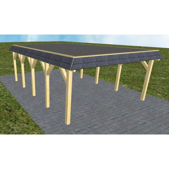 Glücksburg MF classic 505x717 cm Mittel (717 cm) | Foliendach | Kiefer KDI