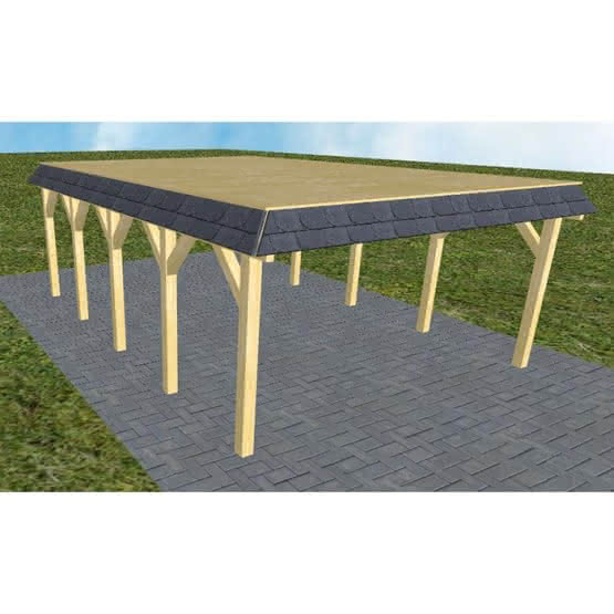 Glücksburg MG classic 505x717 cm Mittel (717 cm) | vorbereitet für Gründach | Kiefer KDI