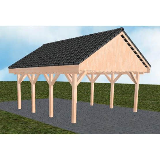 Minden KD natur 505x573 cm Kurz (573 cm) | komplett | Lärche natur