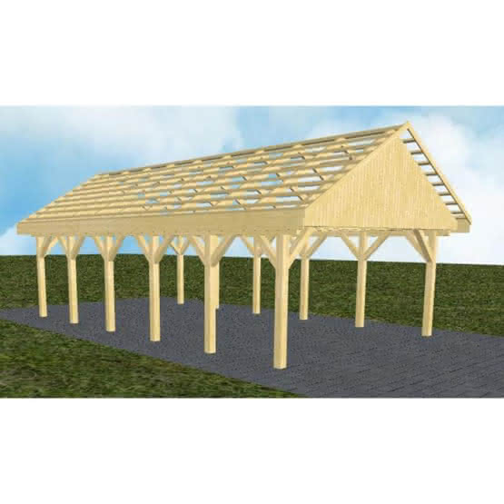 Minden LO classic 505x903 cm Lang (903 cm) | ohne Pfannen u. Entwässerung | Kiefer KDI