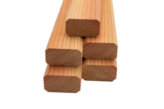 Konstruktionsholz Douglasie 45 x 70 x 3000 mm gehobelt und gefast 45 x 70 x 3000 mm