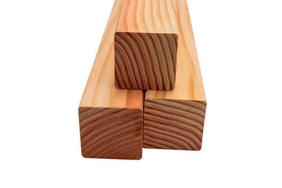 Konstruktionsholz Douglasie 70 x 70 x 3000 mm gehobelt und gefast 70 x 70 x 3000 mm