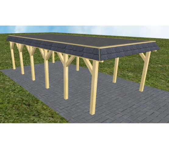 Glinde LF classic 405x879 cm Lang (879 cm) | Foliendach | Kiefer KDI