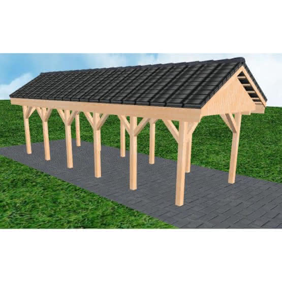 Malchow LD perfect 305x903 cm Lang (903 cm) | komplett | Fichte Leimholz natur