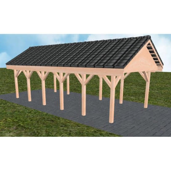 Meldorf LD natur 405x903 cm Lang (903 cm) | komplett | Lärche natur