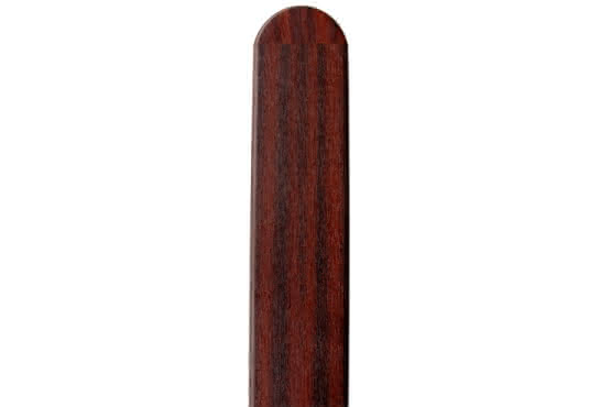 Zaunlatte aus Fenster-PVC, 25 x 85 x 840 mm, mahagoni Mahagoni