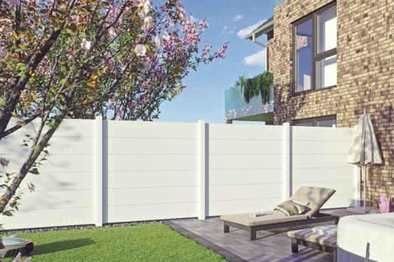 Joda FIX 2 - PVC Sichtschutzzaun als Stecksystem 