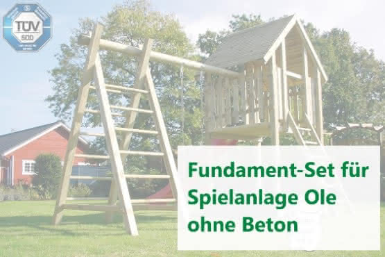 Fundament-Set für Spielanlage Ole, ohne Beton 