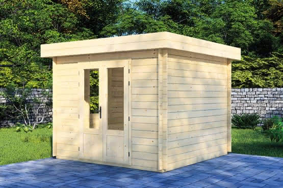 Gartenhaus 280 x 280 cm 