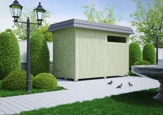 Gartenhaus 210x386 cm 