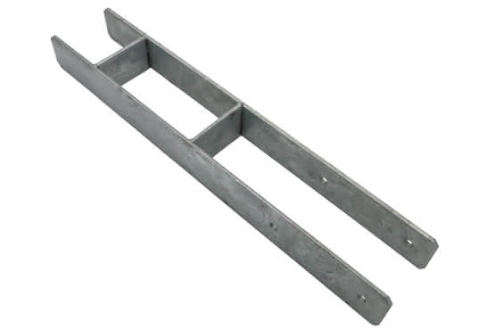 H-Pfostenanker 101x60x600 mm verzinkt 101 mm
