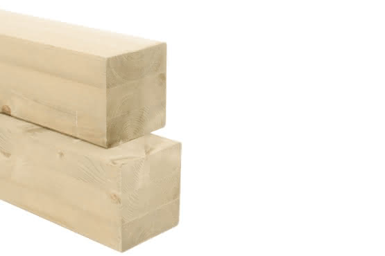 Fichte Leimholz 120 x 120 x 8000 mm naturbelassen 120 x 120 x 8000 mm | naturbelassen