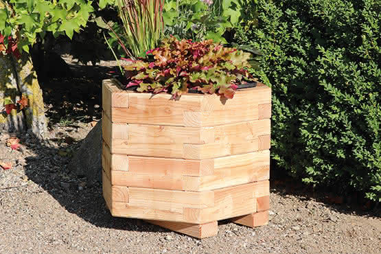 Farö Pflanzkasten L - 55x65,5x40,5 cm (TxBxH) Lärche naturbelassen L - 55 x 65,5 x 40,5 cm (TxBxH) | Lärche naturbelassen