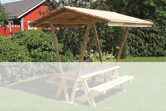 Dachmodul für Picknicktisch Weser 