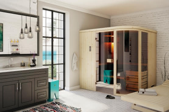 Sauna mit Rundeinstieg 