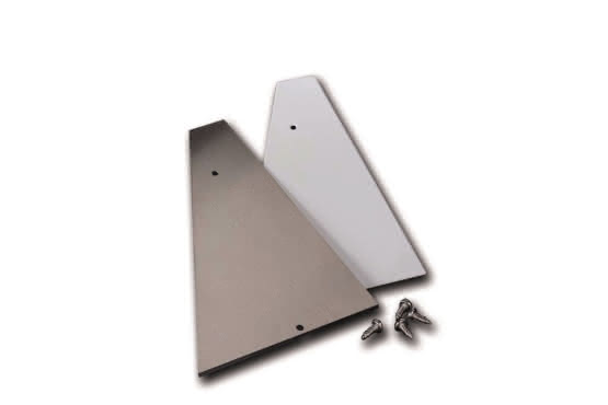 Seitenblenden für Alu-Wandanschluss 