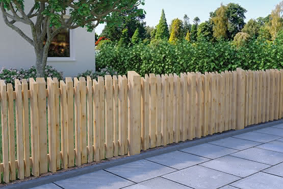 Lattenzaun Vario 200x80 cm Lärche/Douglasie naturbelassen 200 x 80 cm | Lärche/Douglasie