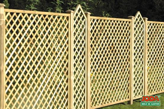 Rankzaun Geradliniger Offener Rankzaun