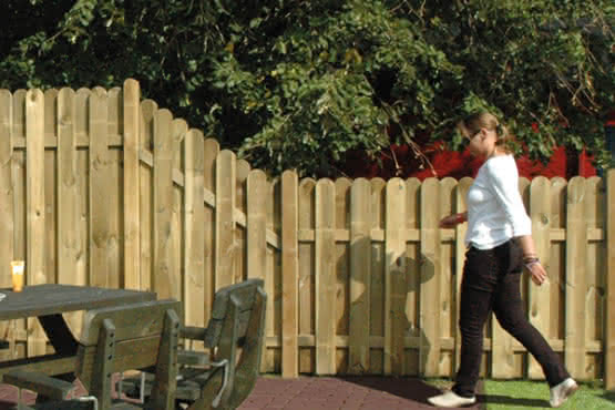 Einzelstaketen 16x120 mm Kopf gerundet KDI grün 0,90 m 0,90 m | KDI grün