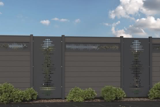 Kingston Systemzaun HPL Pearl 1780x294 mm Pearl 1780x294