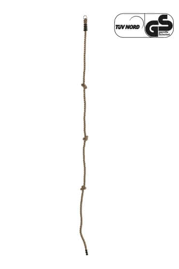 Kletterseil mit Knoten 