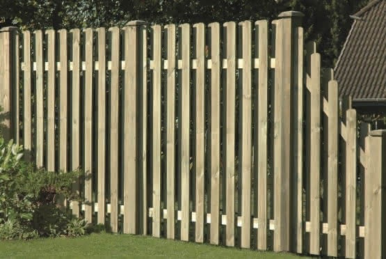 Terrassen-Trennwand-Set Modell Cadiz Nadelholz KDI 