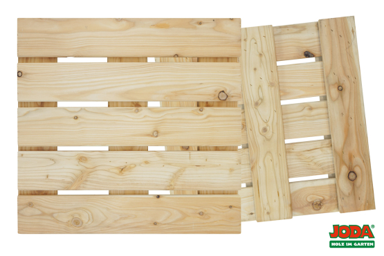 Holzfliese Terrassenfliese Lärche 50 x 50 cm