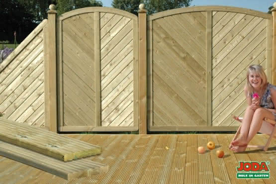 Komplett-Terrasse KDI beids. genutet 3x3 m 3,00 x 3,00 m