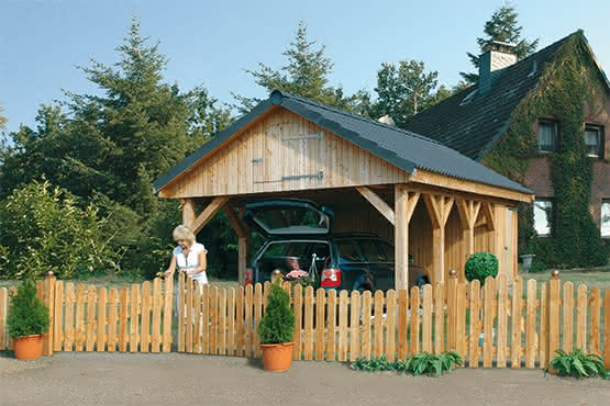 Eiderzaun 100x90/100cm Pforte Lärche naturbelassen 100 x 90/100 cm Pforte | Lärche naturbelassen