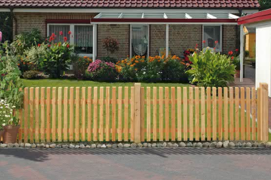 Lattenzaun 100x100cm Pforte Lärche naturbelassen 100 x 100 cm Pforte | Lärche naturbelassen