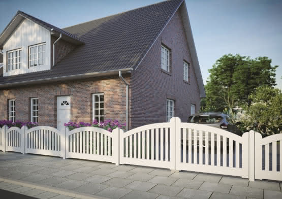 vorgartenzaun in klassischer handwerkstradition