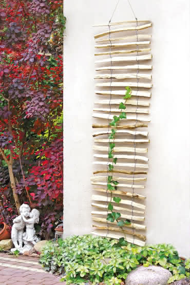 Rustik Haselnuss-Rankhilfe 