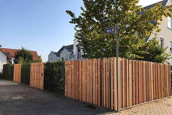 Staketenzaun Moderner Lattenzaun