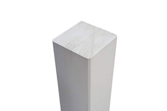 Leimholz-Pfosten 90x90 mm 1,2 m Nadelholz weiss 90 x 90 mm | 1,20 m | Nadelholz weiss