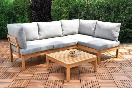 Lounge-Gartenmobiliar Ballina aus Eukalyptus 