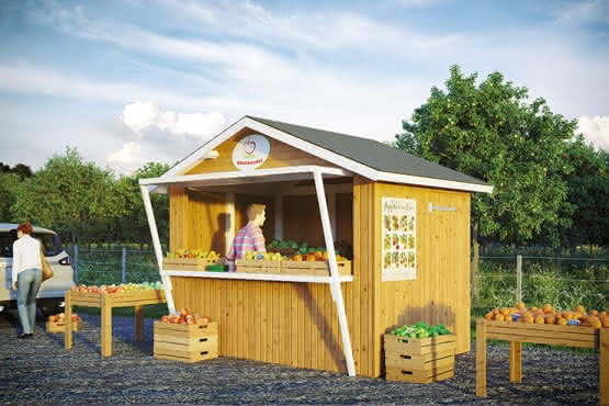 Verkaufsstand 300 x 200 cm 