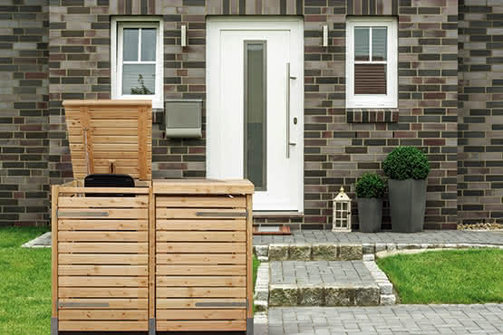 Mülltonnenbox Rhombus Duo 2 x 240 L. 