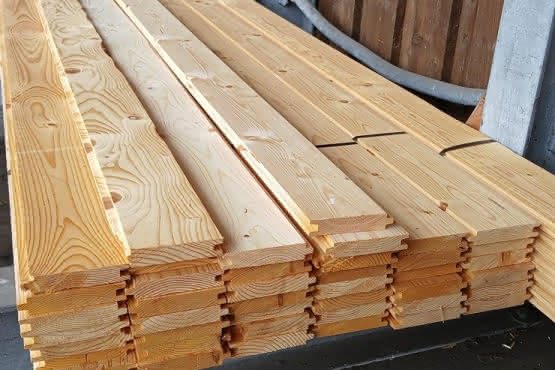 19,5x96 mm Nordischer Rauspund Fichte naturbelassen 5,10 m 5,10 m