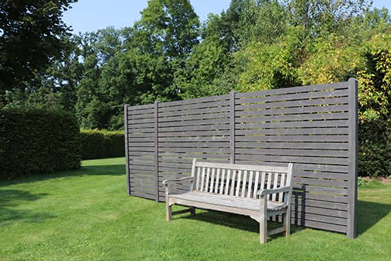 Rhombuszaun 60 x 180 cm | Fichte Granit