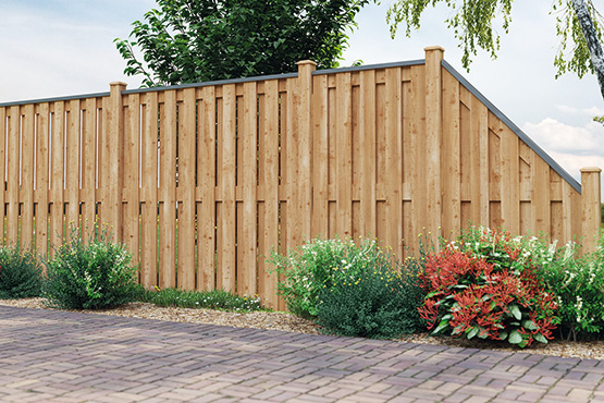 Staketenzaun Bilbao Sichtschutz 