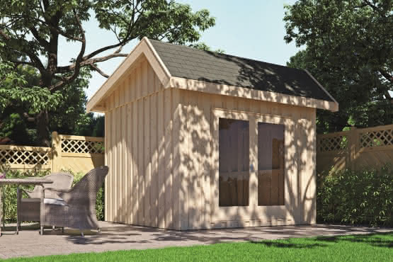 Gartenhaus Skyline 3,00 x 3,00 m | ohne Pott- und Deckelschalung