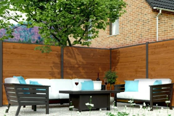 Systemzaun Kingston PVC 178 x 175 cm Dekor Winchester 178 x 175 cm Dekor | Winchester