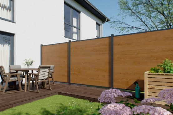 Systemzaun Kingston XL PVC 178 x 175 cm Dekor Winchester Winchester