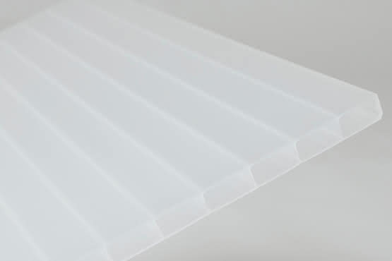 Doppelstegplatten 16 mm opal-weiß 16/32 